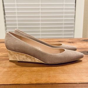 Stuart Weitzman Pointed Toe Wedges Made in Spain